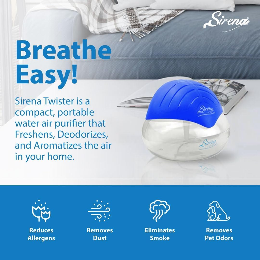 Breathe easy — compact water-based room freshener