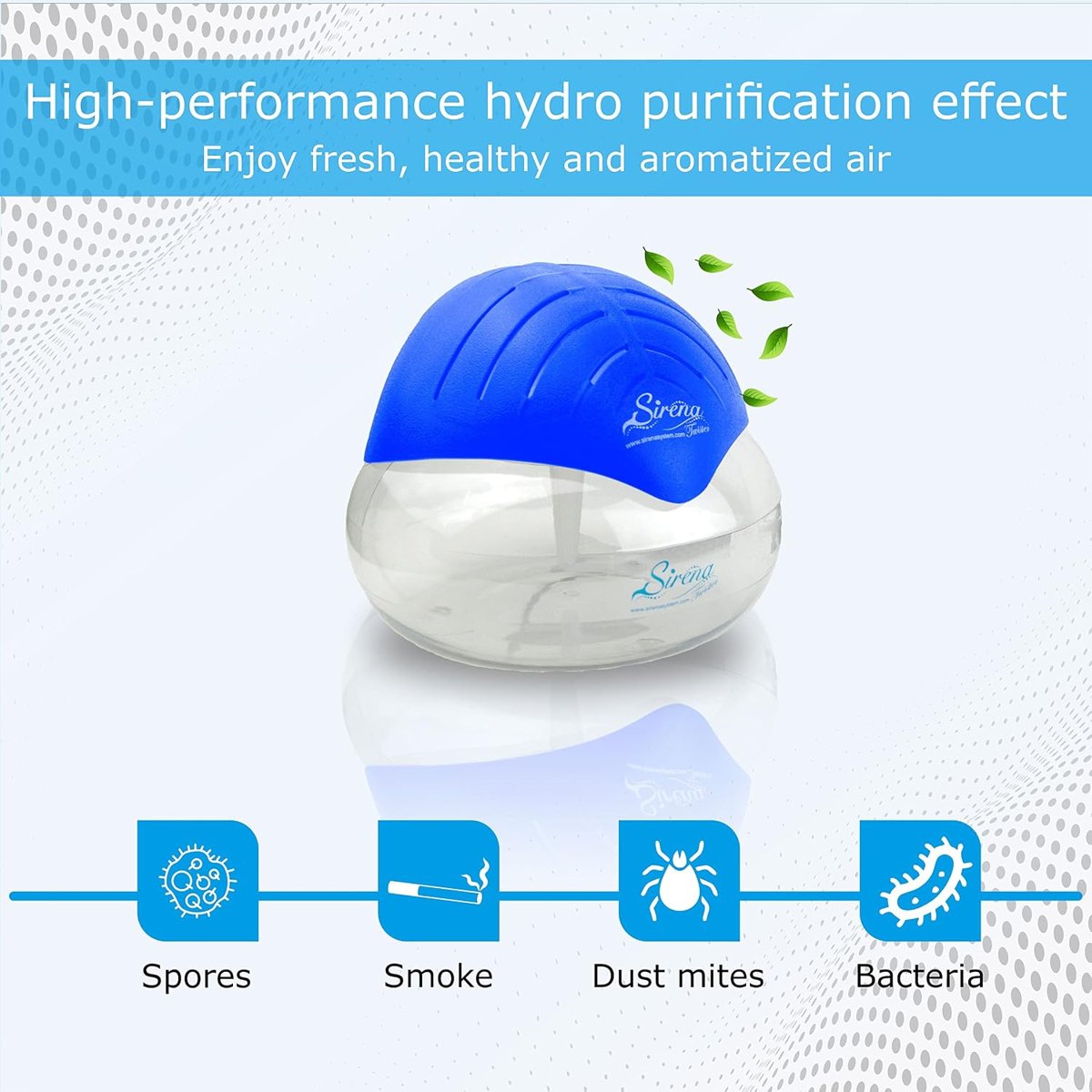 Hydro freshening for fresh, aromatized air